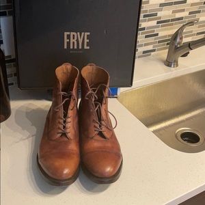 Frye Bowery Bal Lace Up Boots